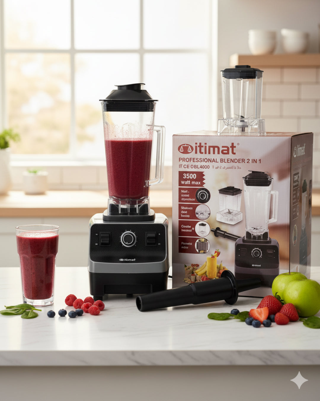 Blender 2 en 1 ITIMAT – Puissant, élégant et indispensable
