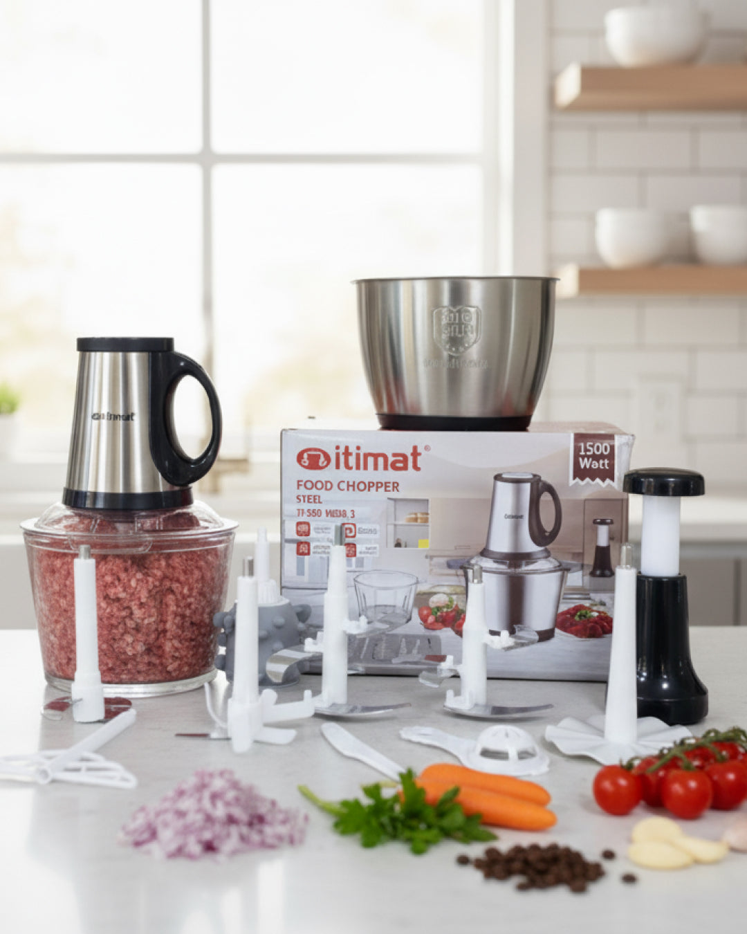 Hachoir 2 en 1 ITIMAT – 3 Litres de puissance et de précision